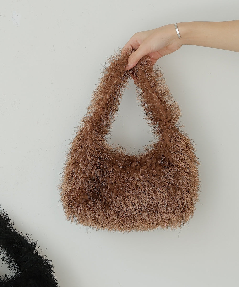 one handle feather bag