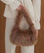 one handle feather bag