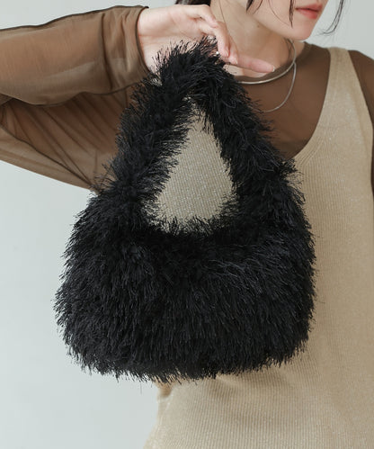 one handle feather bag