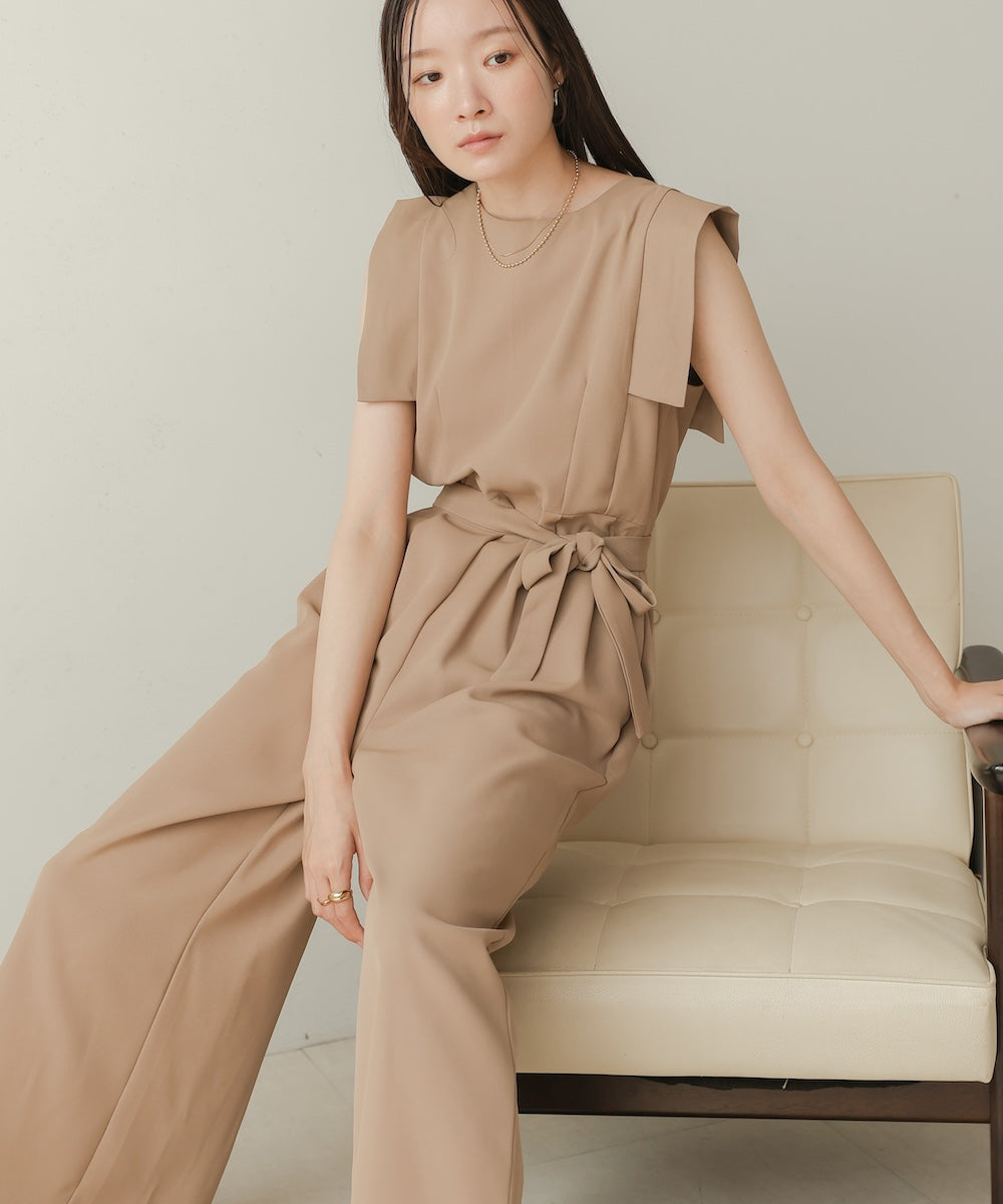 belted jumpsuit