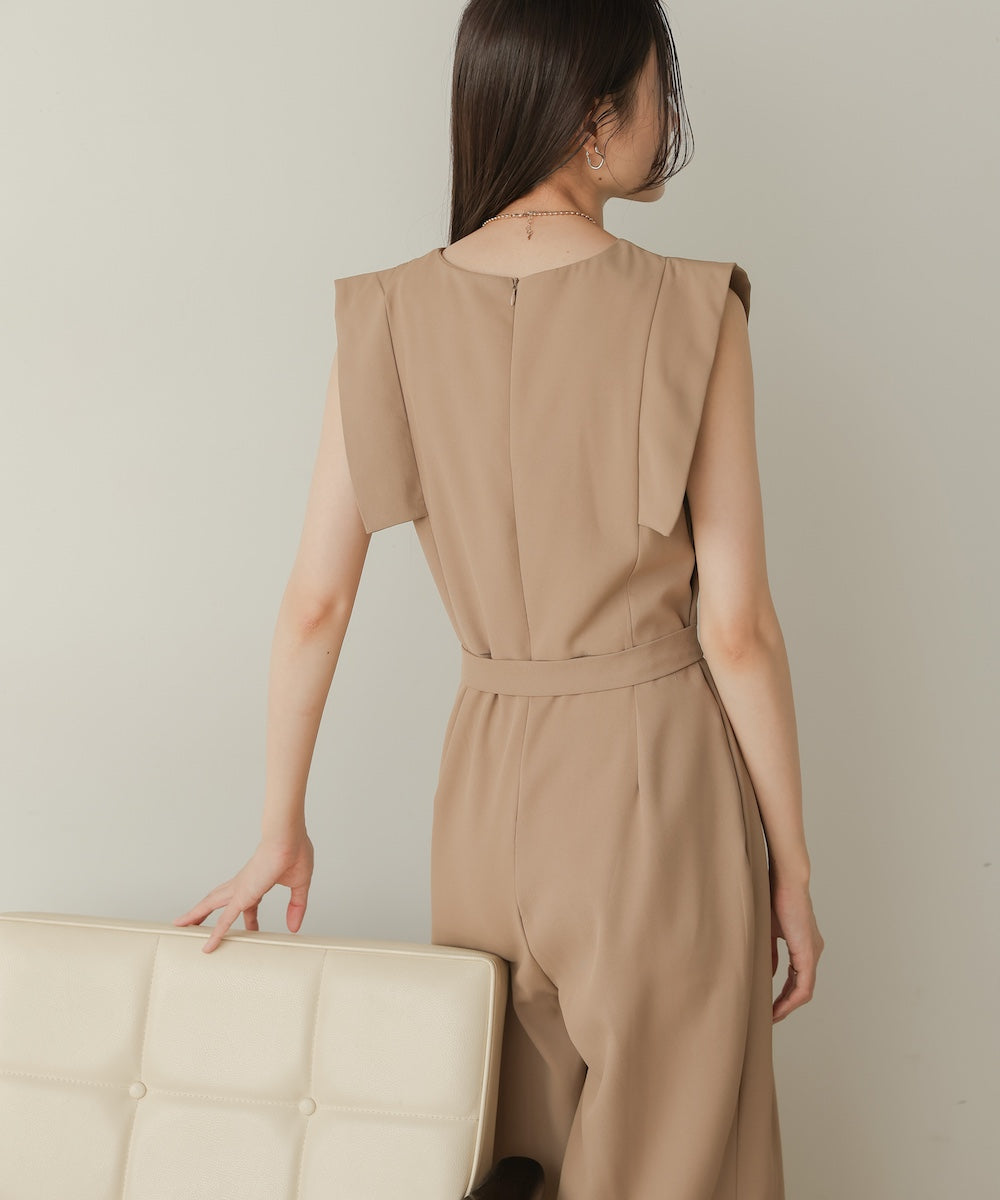 belted jumpsuit