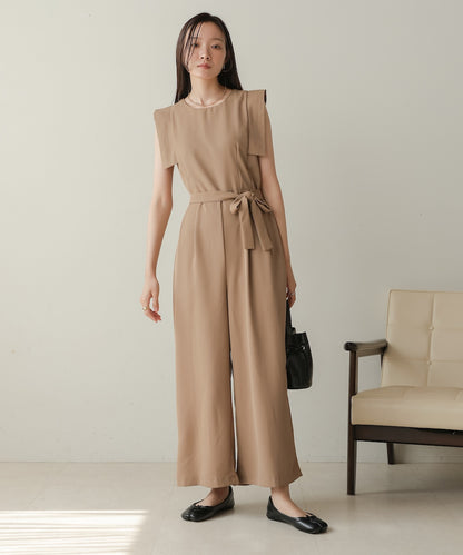 belted jumpsuit