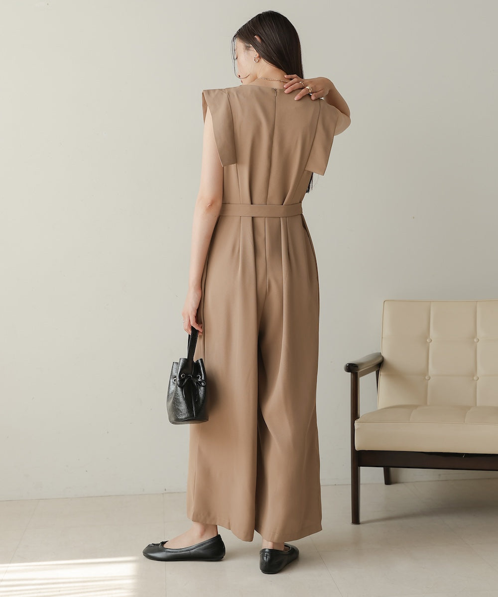 belted jumpsuit