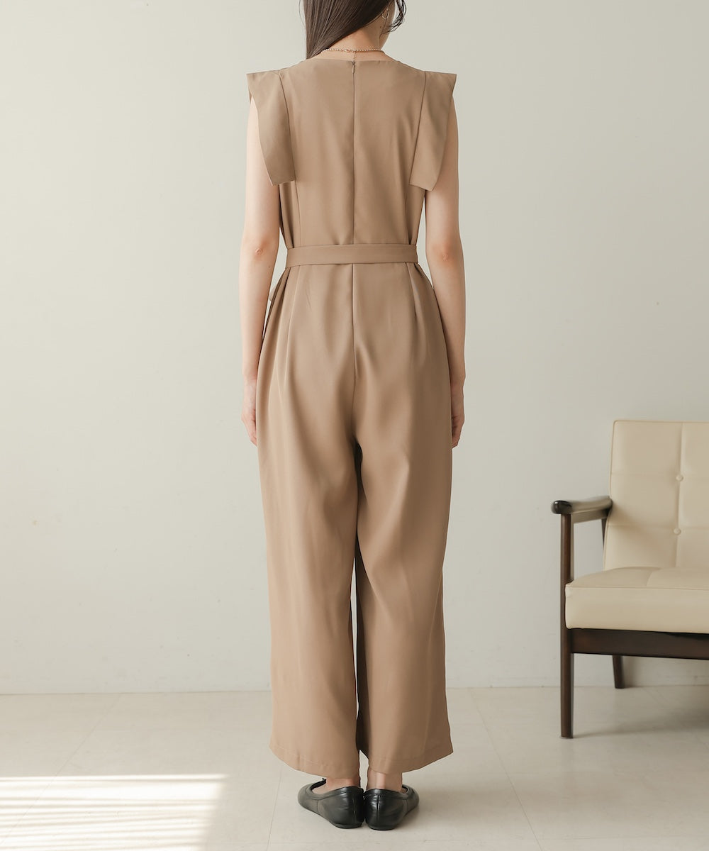 belted jumpsuit