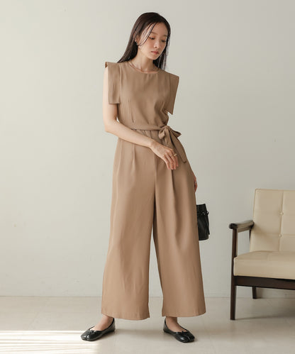 belted jumpsuit