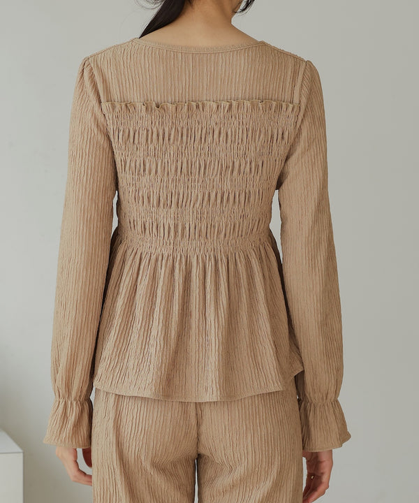 square neck tops + relaxed pants setup