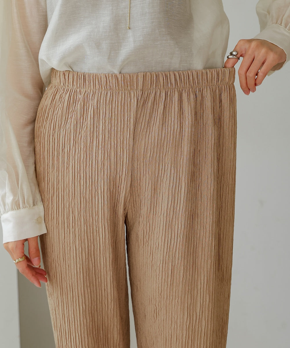 ［TIMESALE］square neck tops + relaxed pants setup