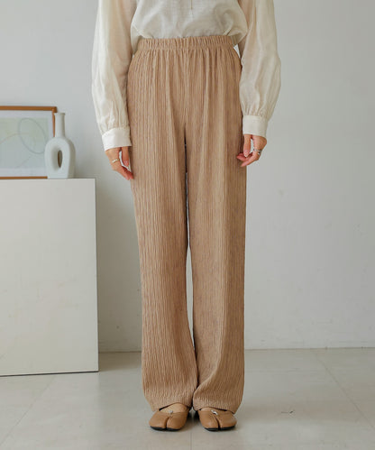 ［TIMESALE］square neck tops + relaxed pants setup