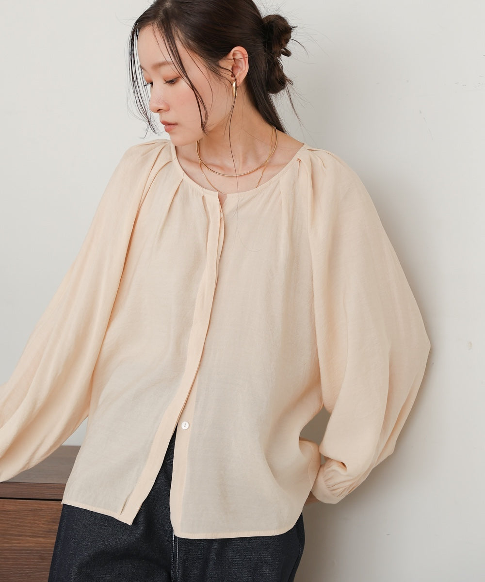 front tuck blouse