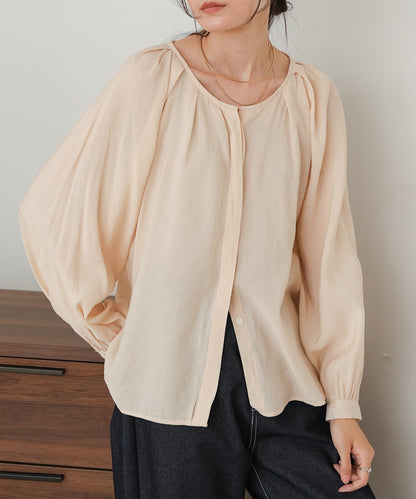 front tuck blouse