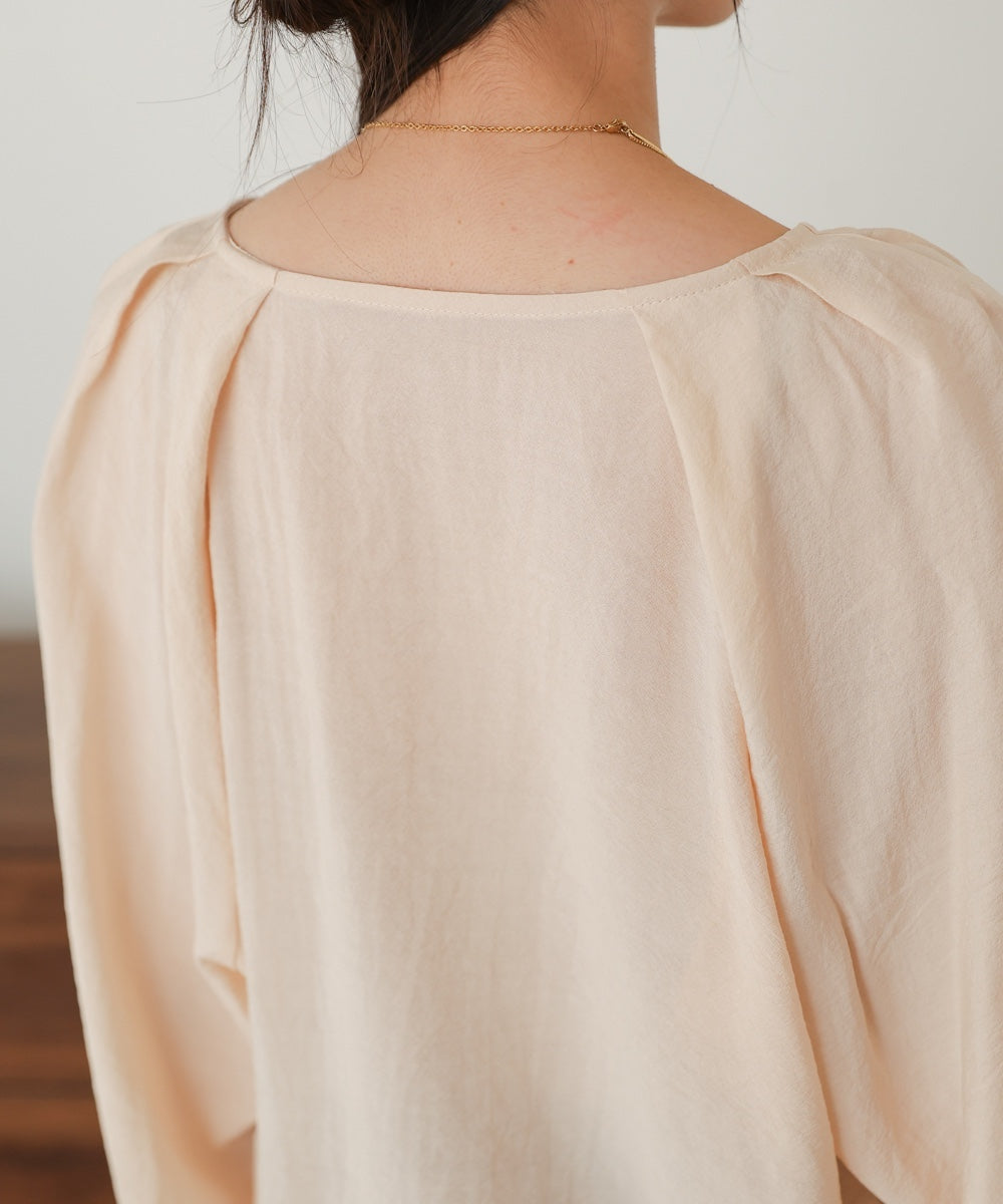 front tuck blouse