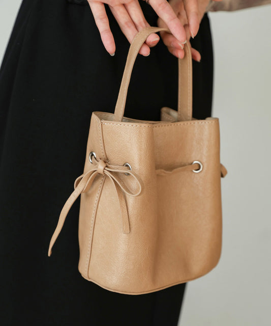 side ribbon 2way bag