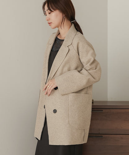 wool-like tailored jacket