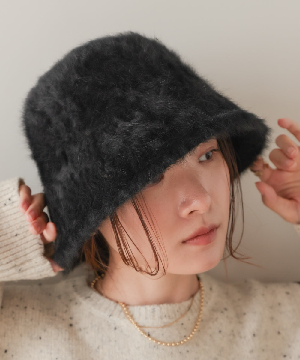 fur bucket hat