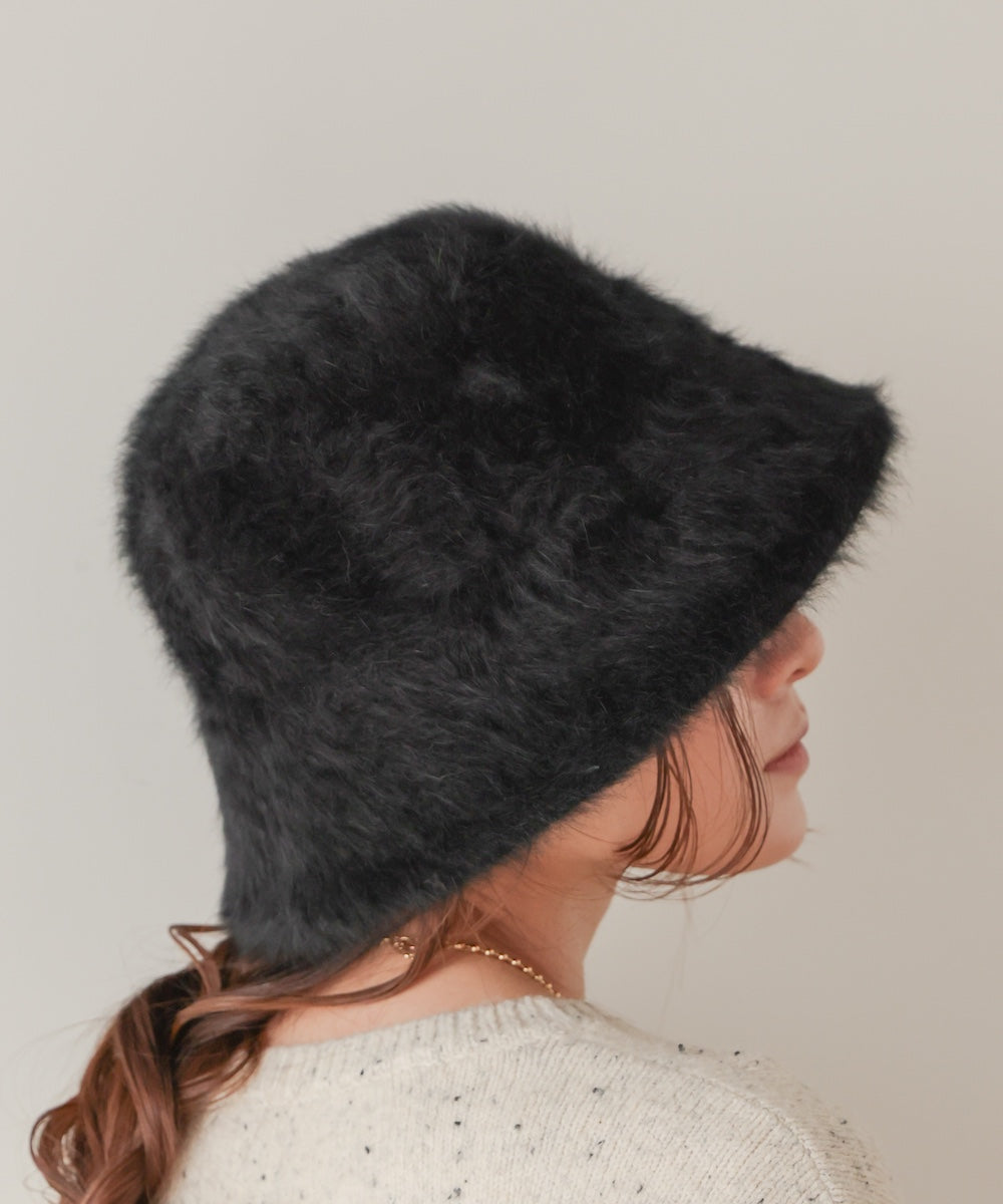 fur bucket hat