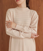 petite high neck knit onepiece