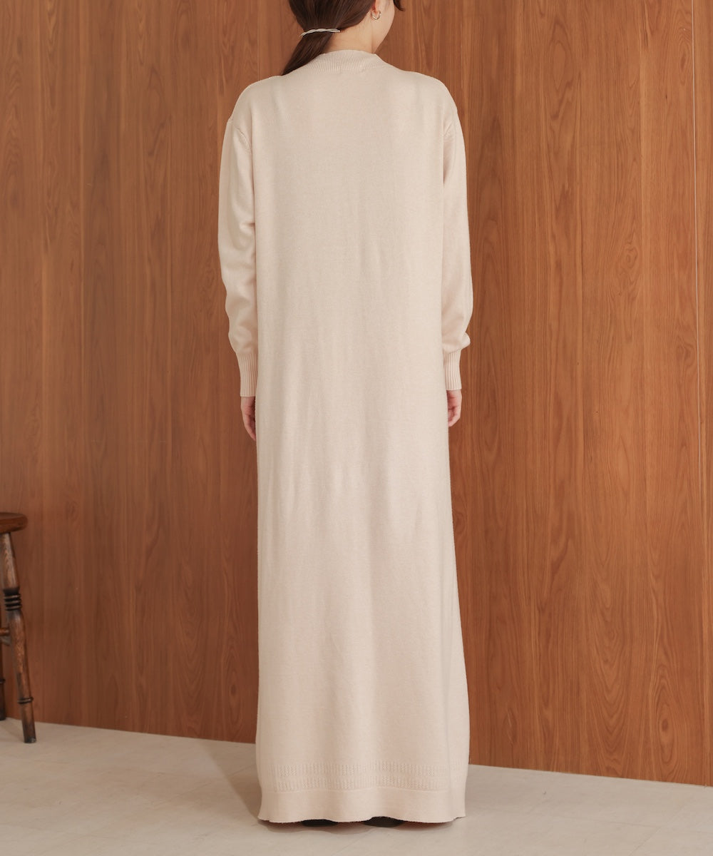 petite high neck knit onepiece