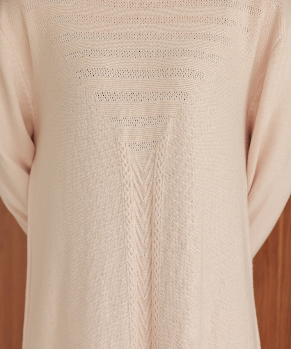 petite high neck knit onepiece