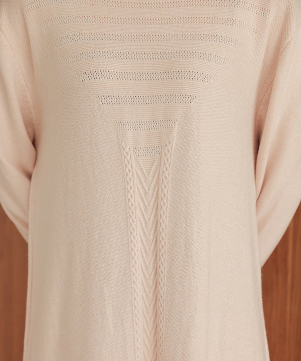 petite high neck knit onepiece