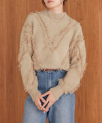 shaggy fringe knit