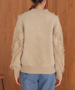 shaggy fringe knit