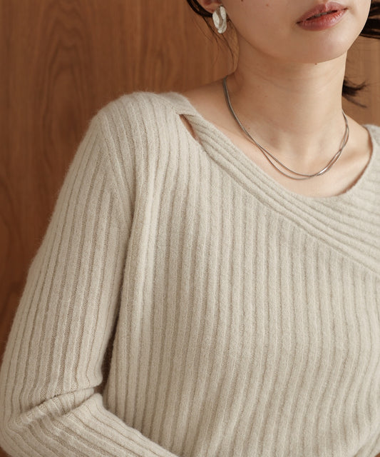 switching knit tops