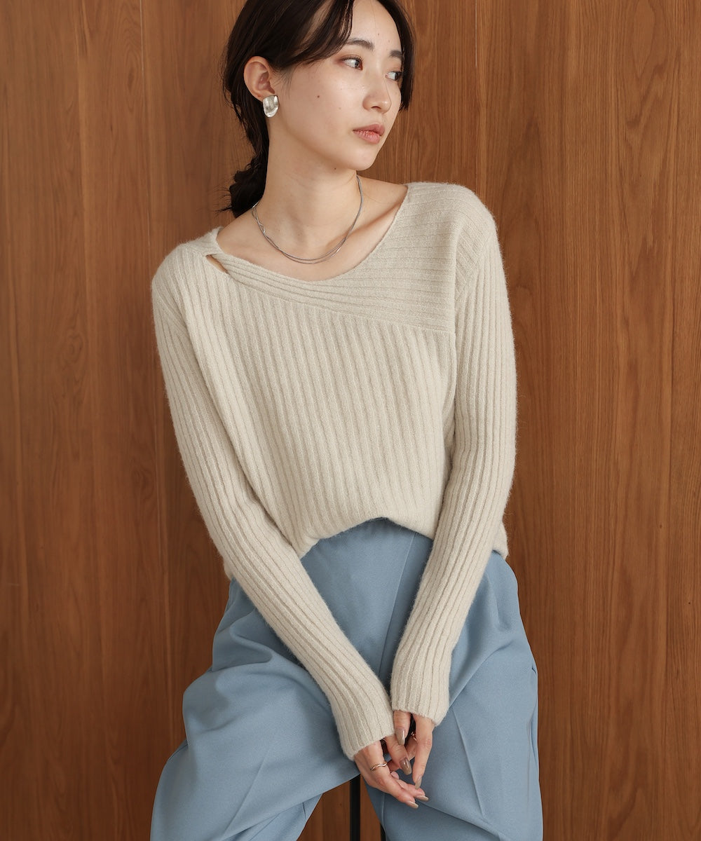 switching knit tops