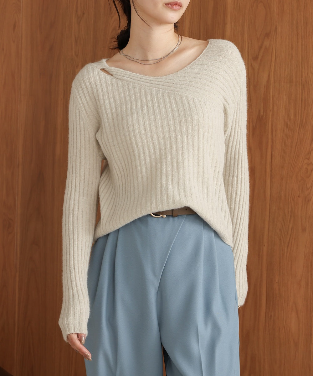 switching knit tops