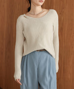 switching knit tops