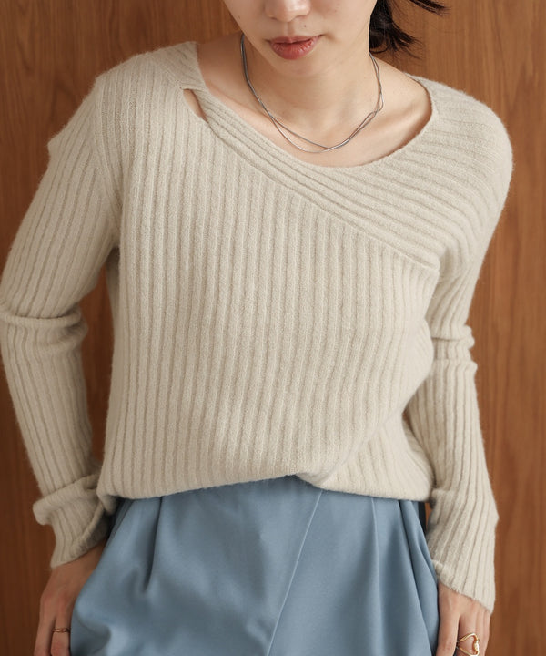 switching knit tops