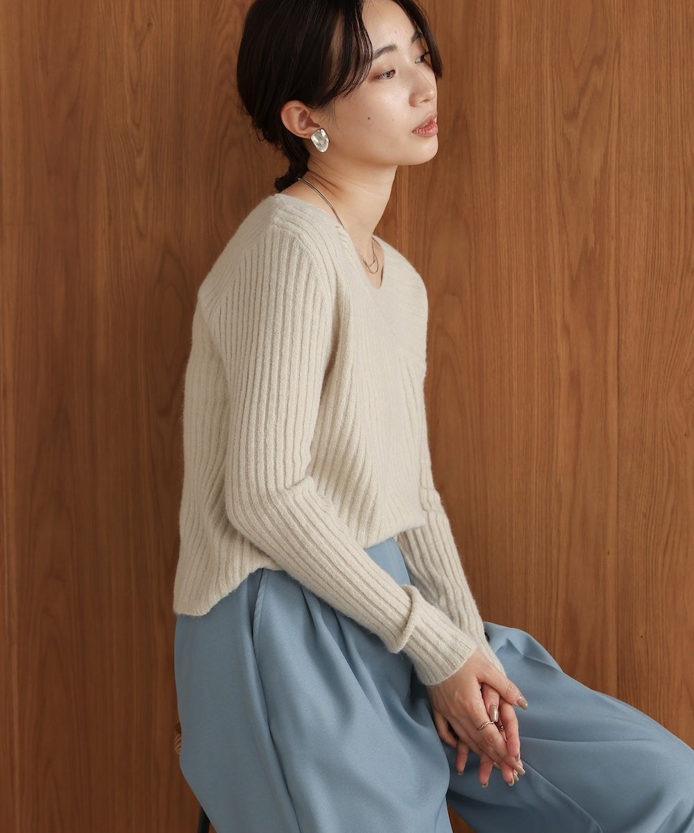 switching knit tops