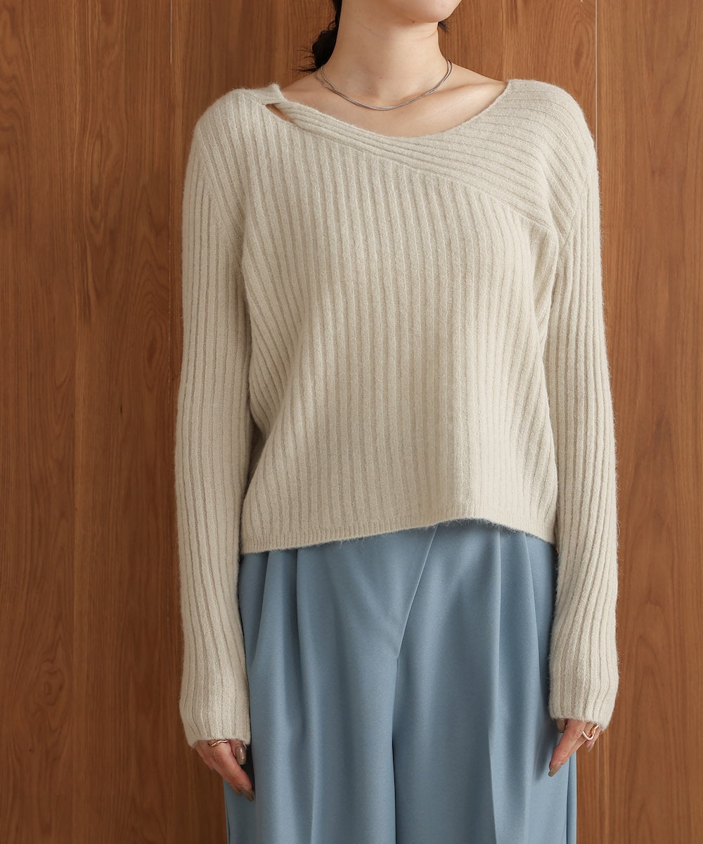 switching knit tops