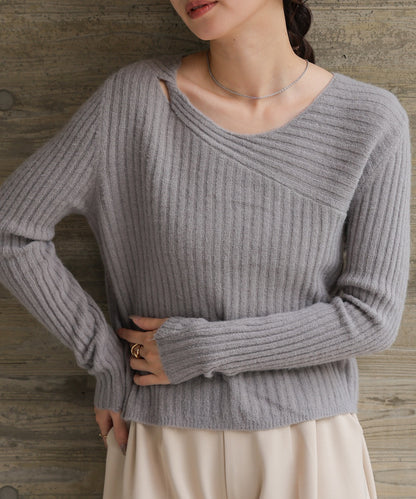 switching knit tops