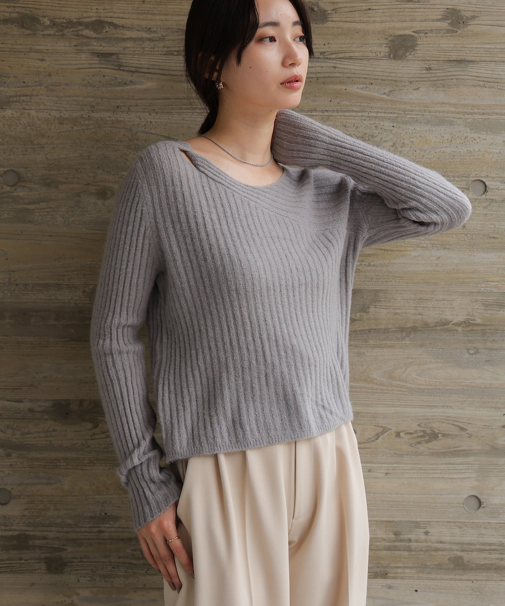 switching knit tops