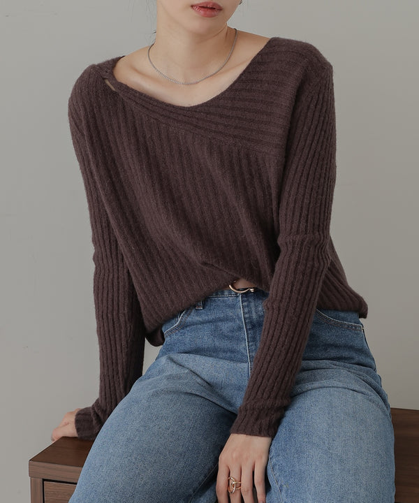 switching knit tops