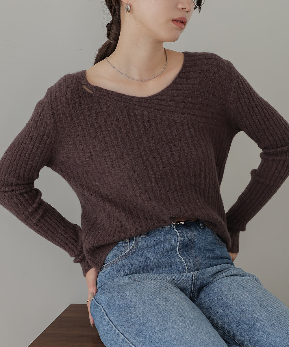 switching knit tops