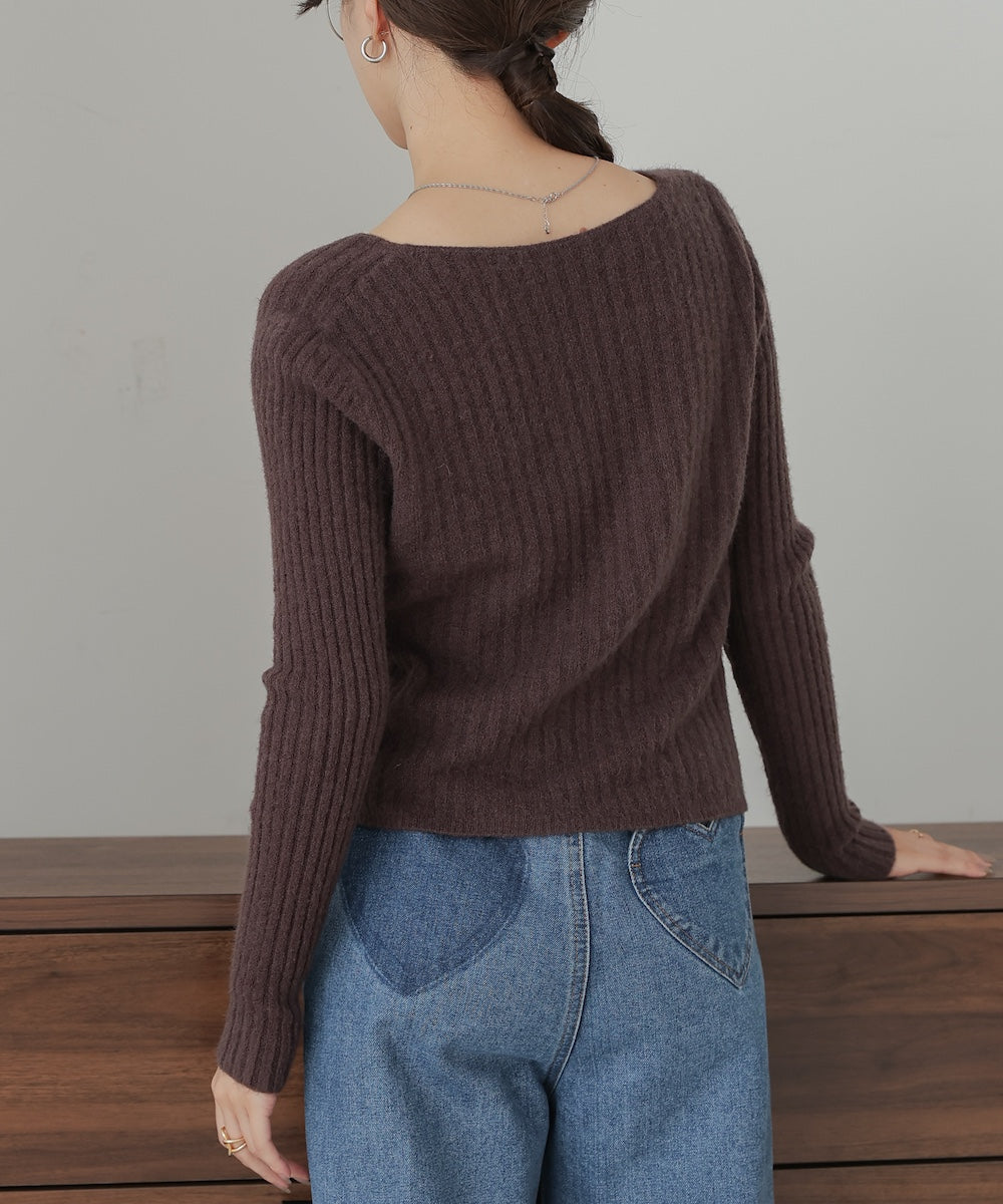 switching knit tops