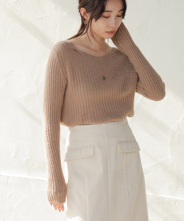 switching knit tops