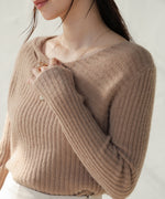 switching knit tops