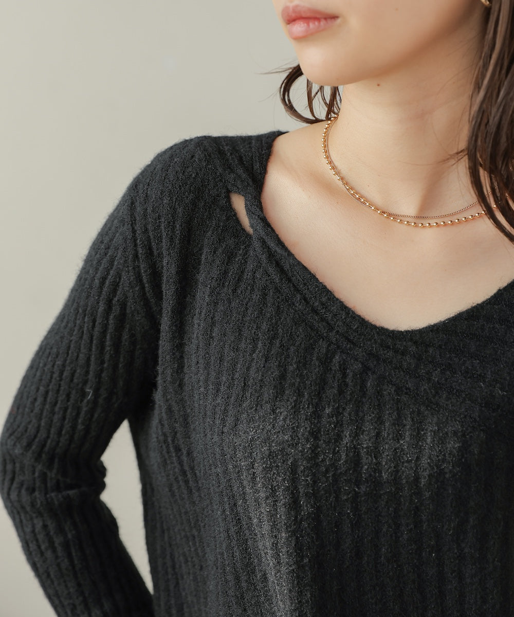 switching knit tops