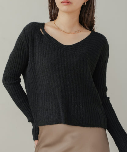 switching knit tops