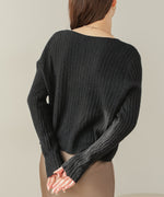 switching knit tops