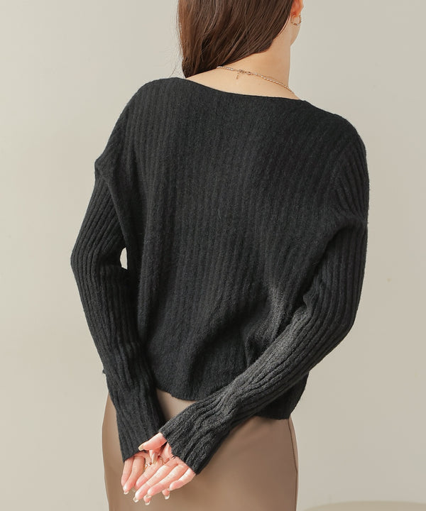 switching knit tops