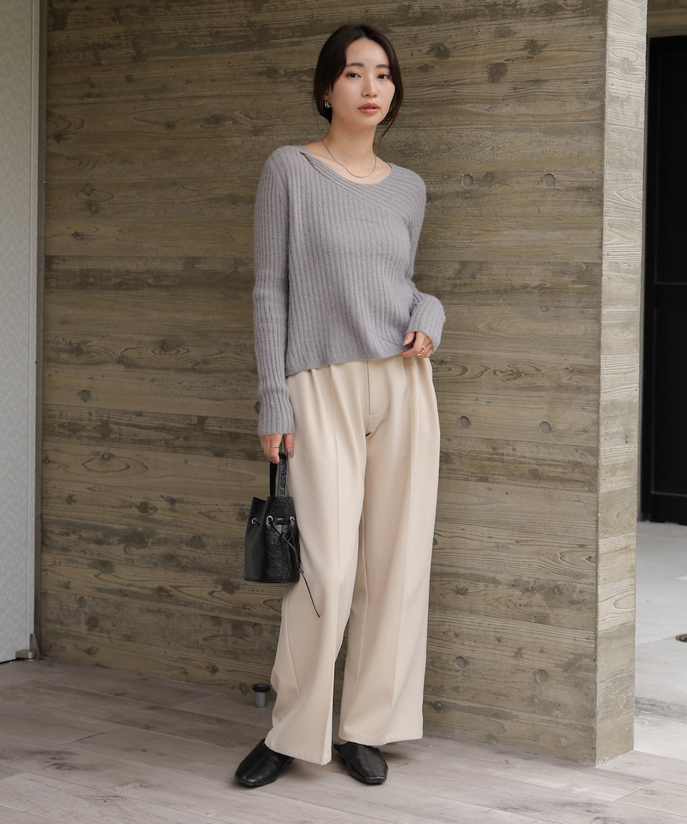 switching knit tops