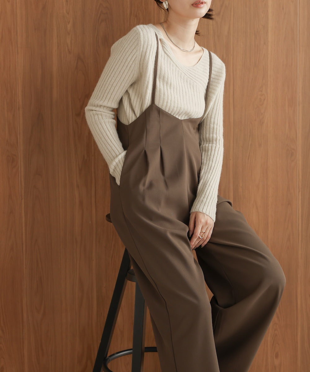 wide suspender pants