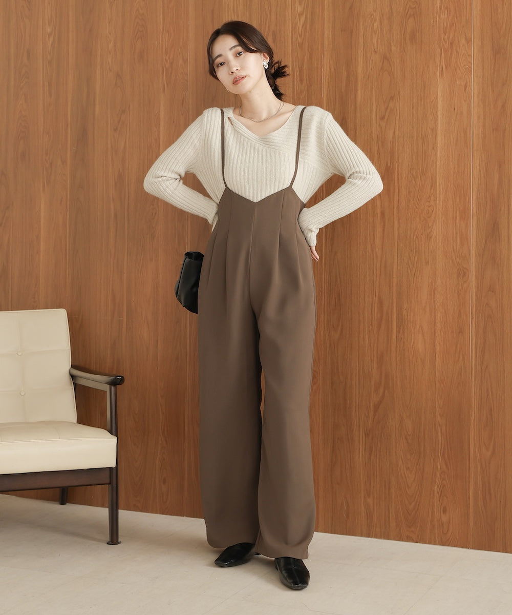 wide suspender pants