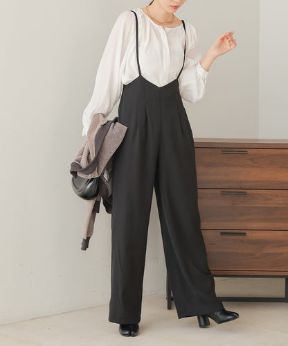 wide suspender pants