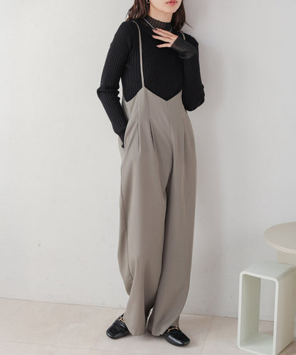 wide suspender pants