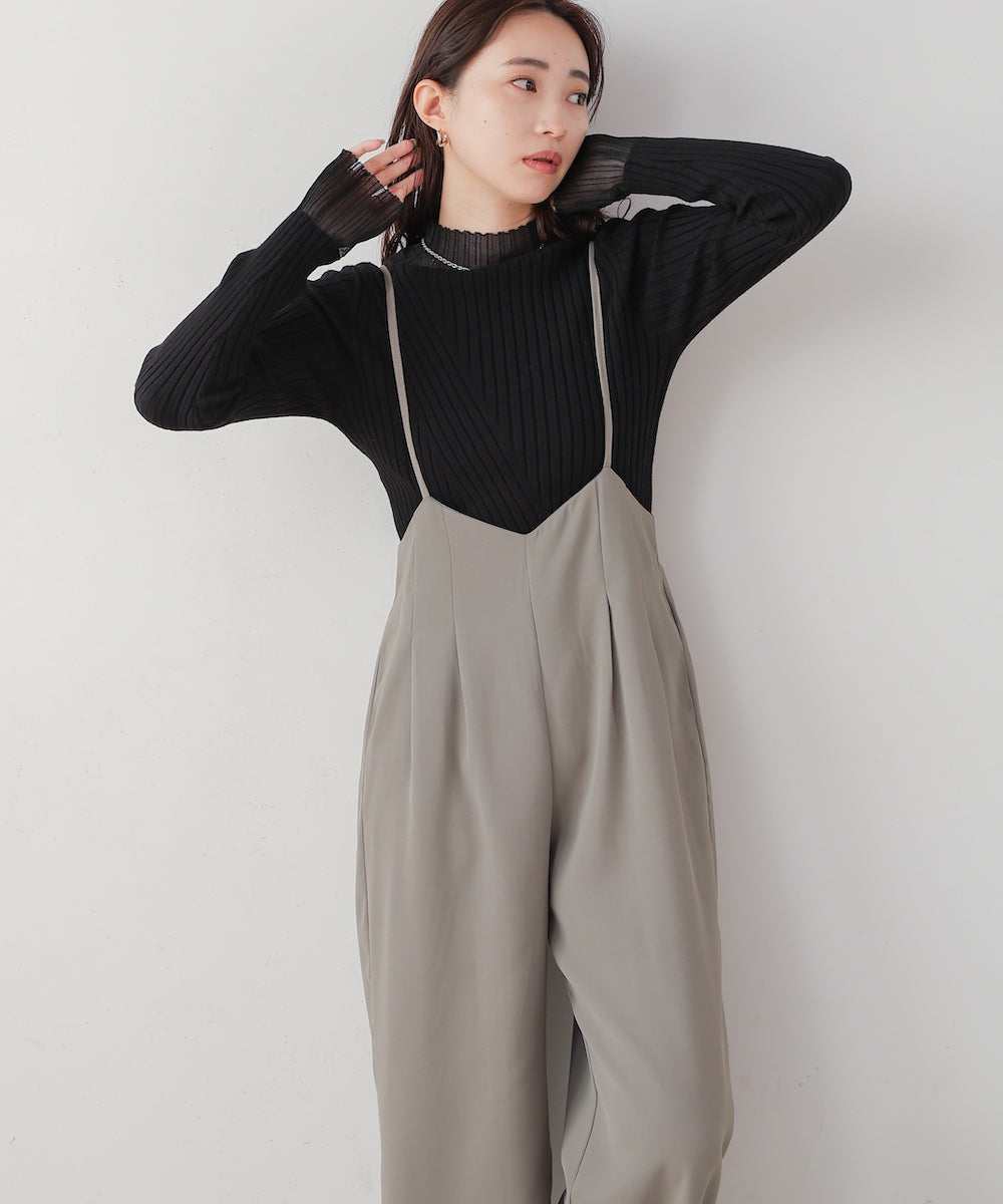 wide suspender pants