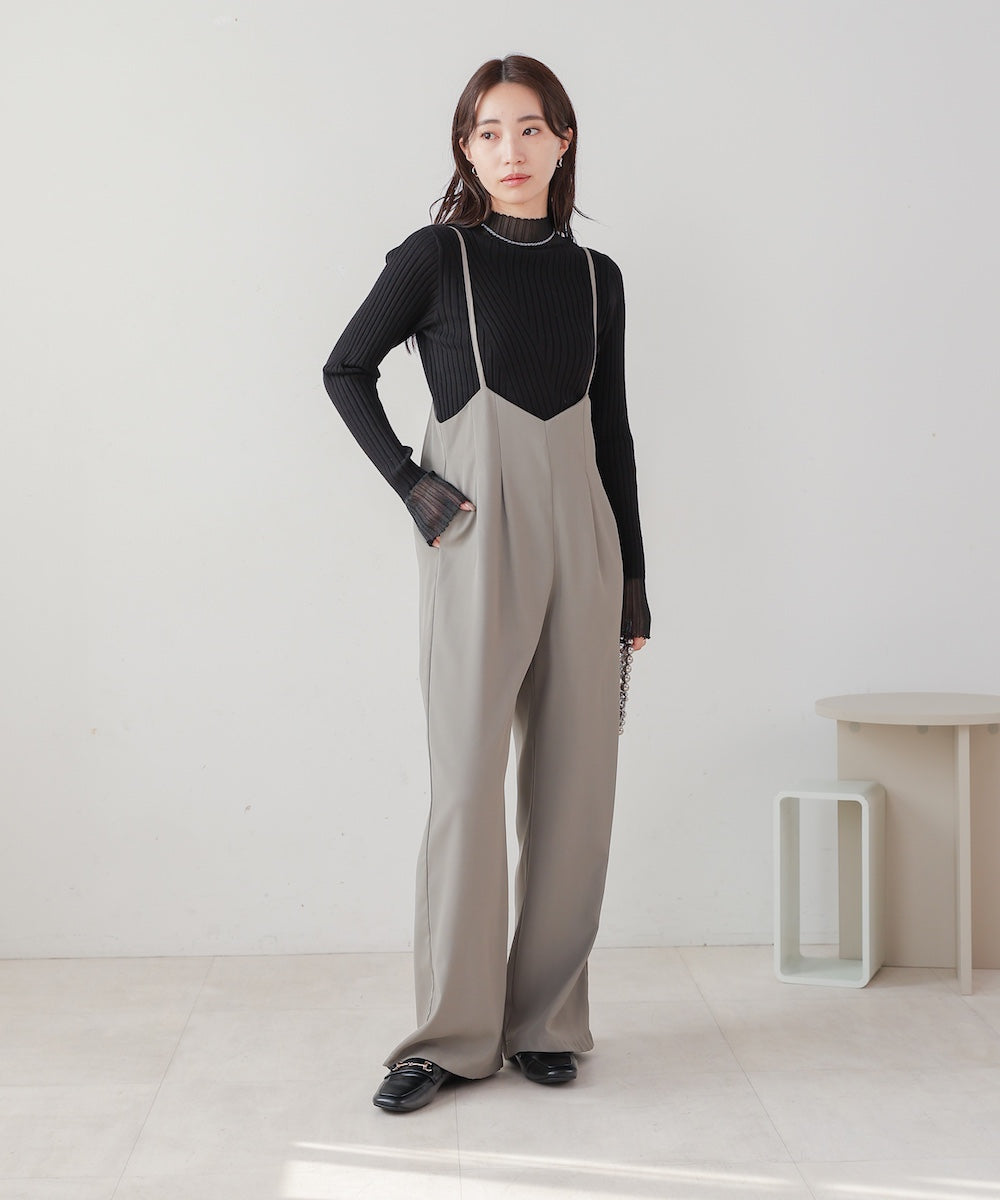 wide suspender pants